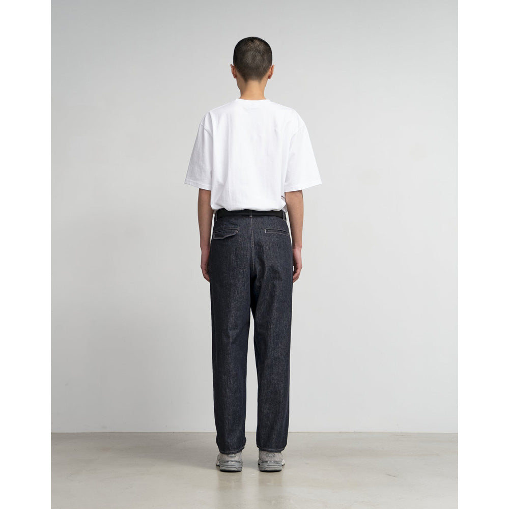 Graphpaper) Colorfast Denim Two Tuck Tapered Pants 24SS (GU241
