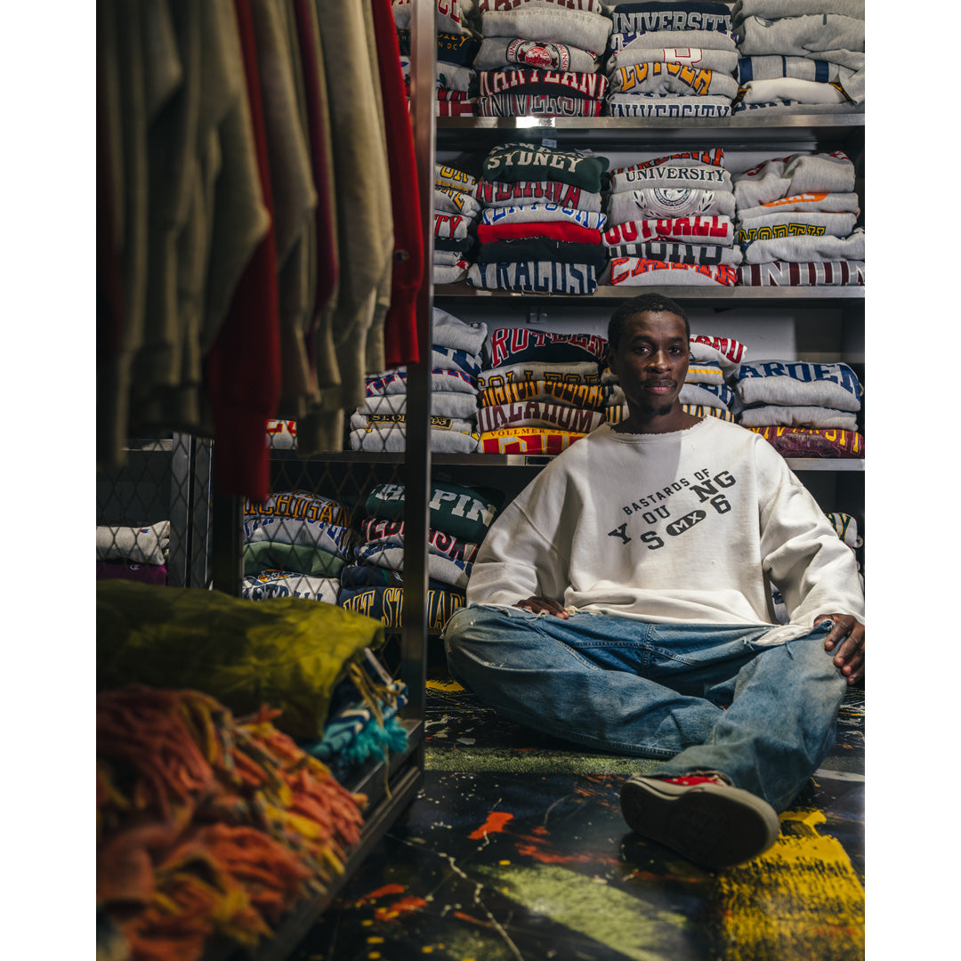 SAINT Mxxxxxx X BerBerJin CREW NECK SWEAT YOUNG (SM-HR8-0000-C38