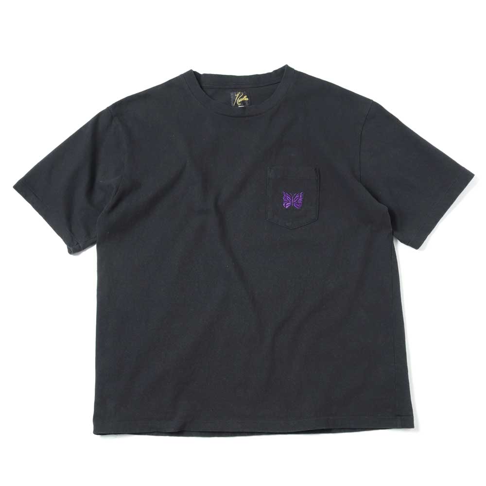NEEDLES(ニードルズ)S/S Papillon Emb. Pocket Tee - Cotton Jersey