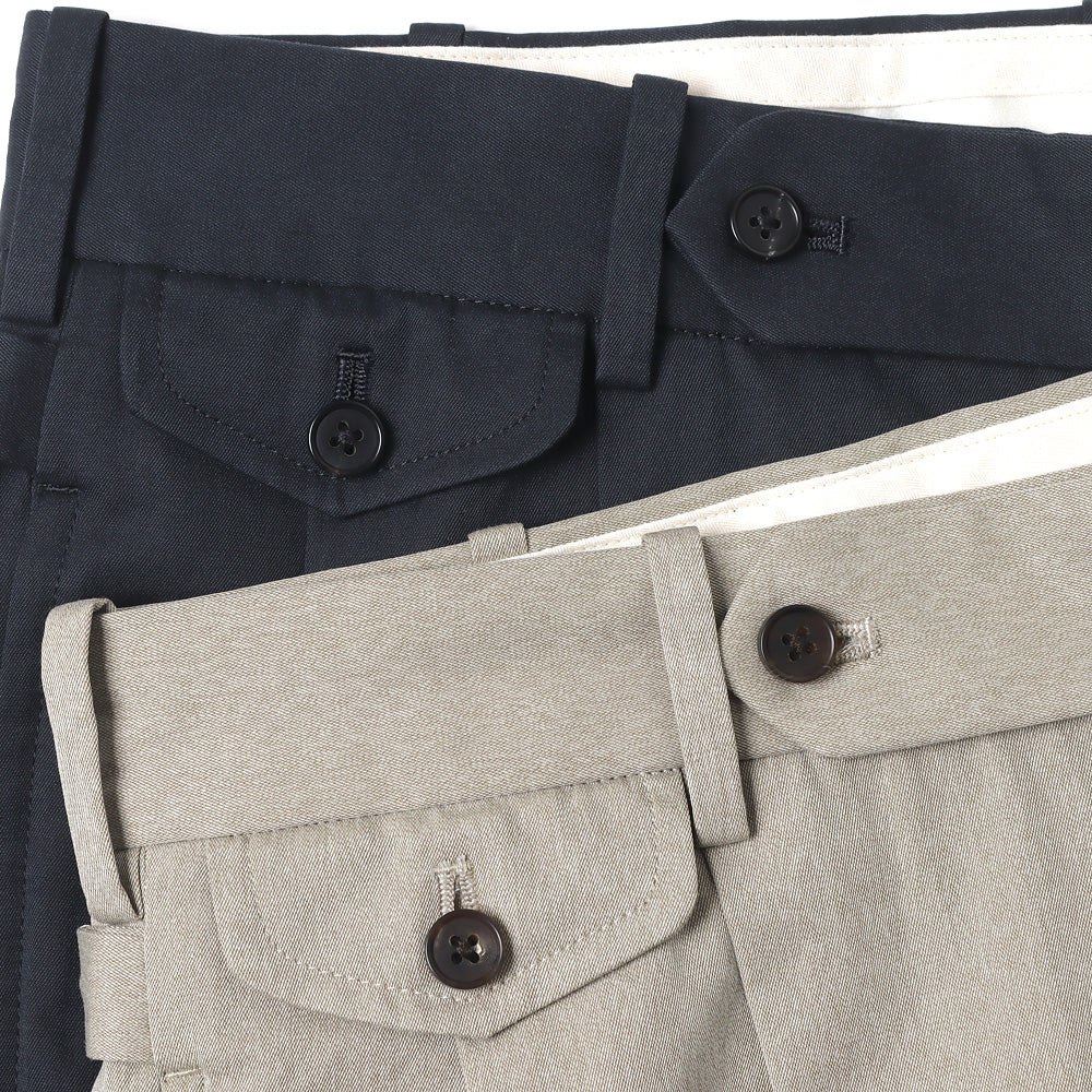 A.PRESSE (ア プレッセ) Type.2 Melange Gabardine Trousers 24SAP-04