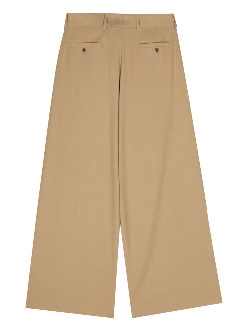 Sand beige wide-leg trousers Dries Van Noten - men - DRIES VAN