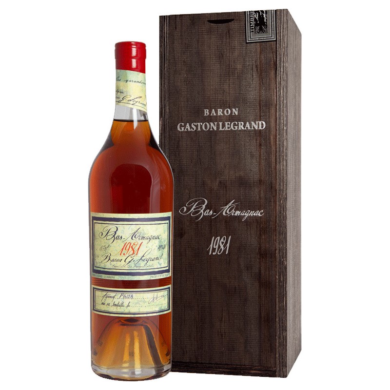 Baron Gaston Legrand Bas-Armagnac 1981 - Divine Cellar