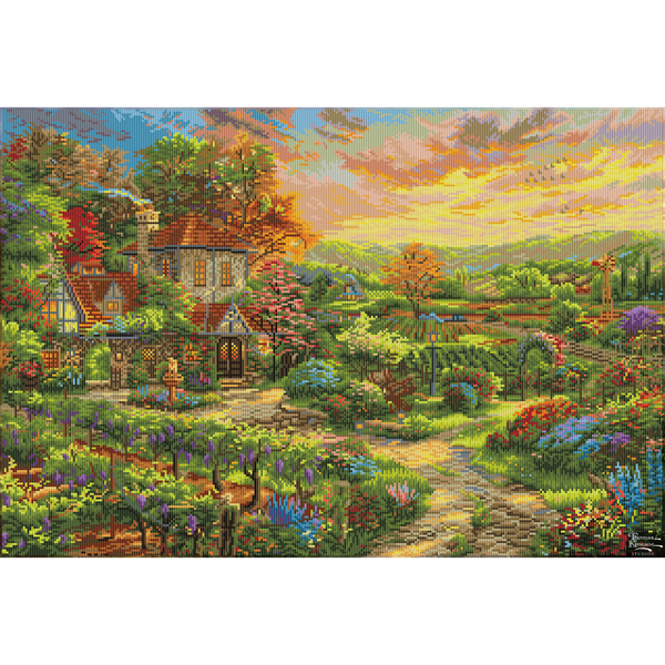 Wine Country Living | Diamond Painting Kits Landscapes & Nature