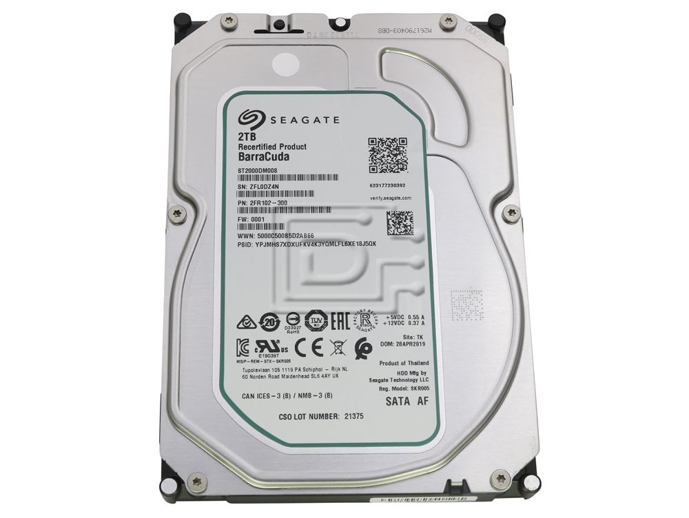 Seagate Barracuda ST2000DM008 2TB 3.5