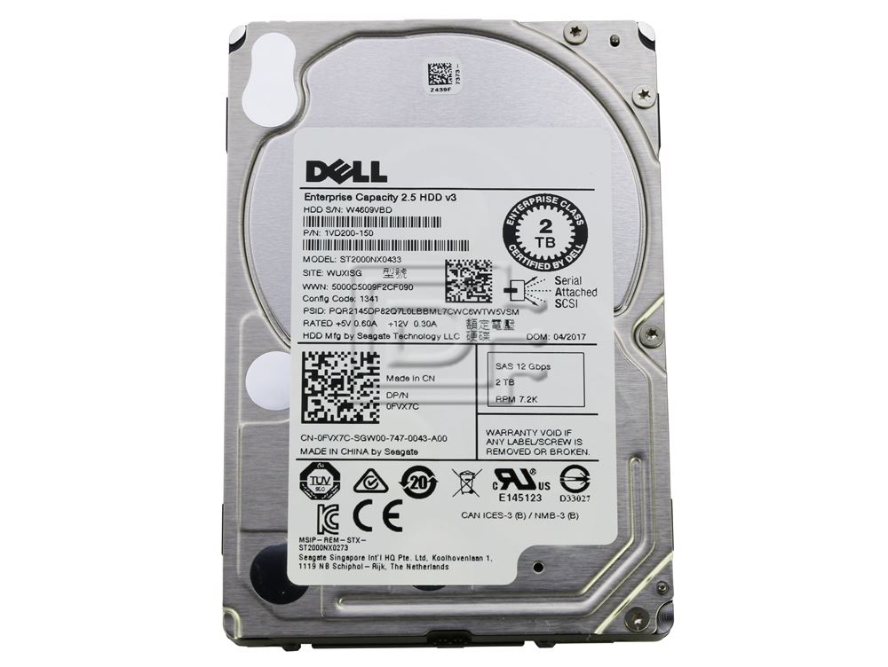 Seagate ST2000NX0433 / FVX7C 2TB 2.5