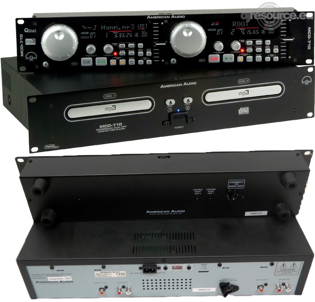American Audio › MCD 710 › Player Rackmount - Gearbase | DJResource