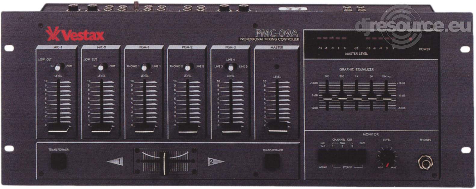 Vestax › PMC-09A › Mixer - Gearbase | DJResource