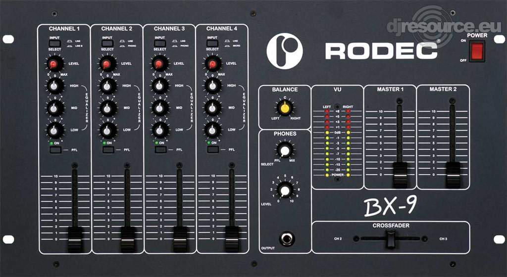 Rodec › BX-9 › Mixer - Gearbase | DJResource