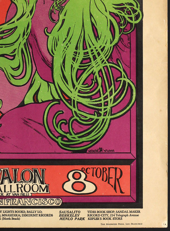 FD #29-1 1966 Jim Kweskin Family Dog Poster Mouse Studios Girl