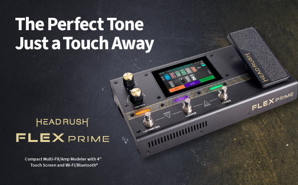HeadRush新製品「Flex Prime」のリリース、発売のお知らせ | inMusic