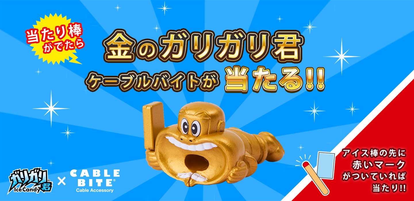 ガリガリ君 ケーブルバイト | ドリームズ公式オンラインショップ