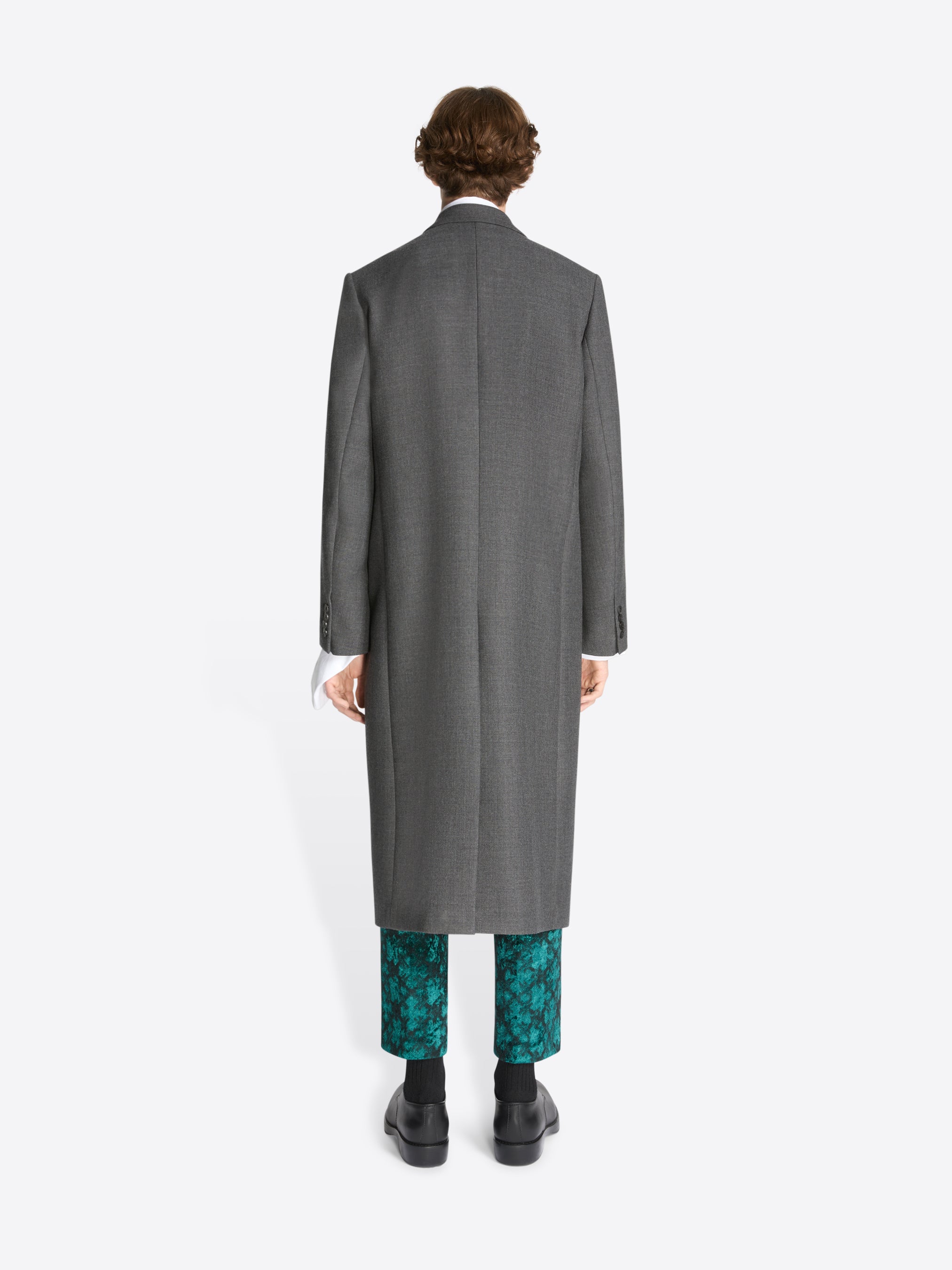 Dries Van Noten ウールコート グレー 中古・古着通販】DRIES VAN