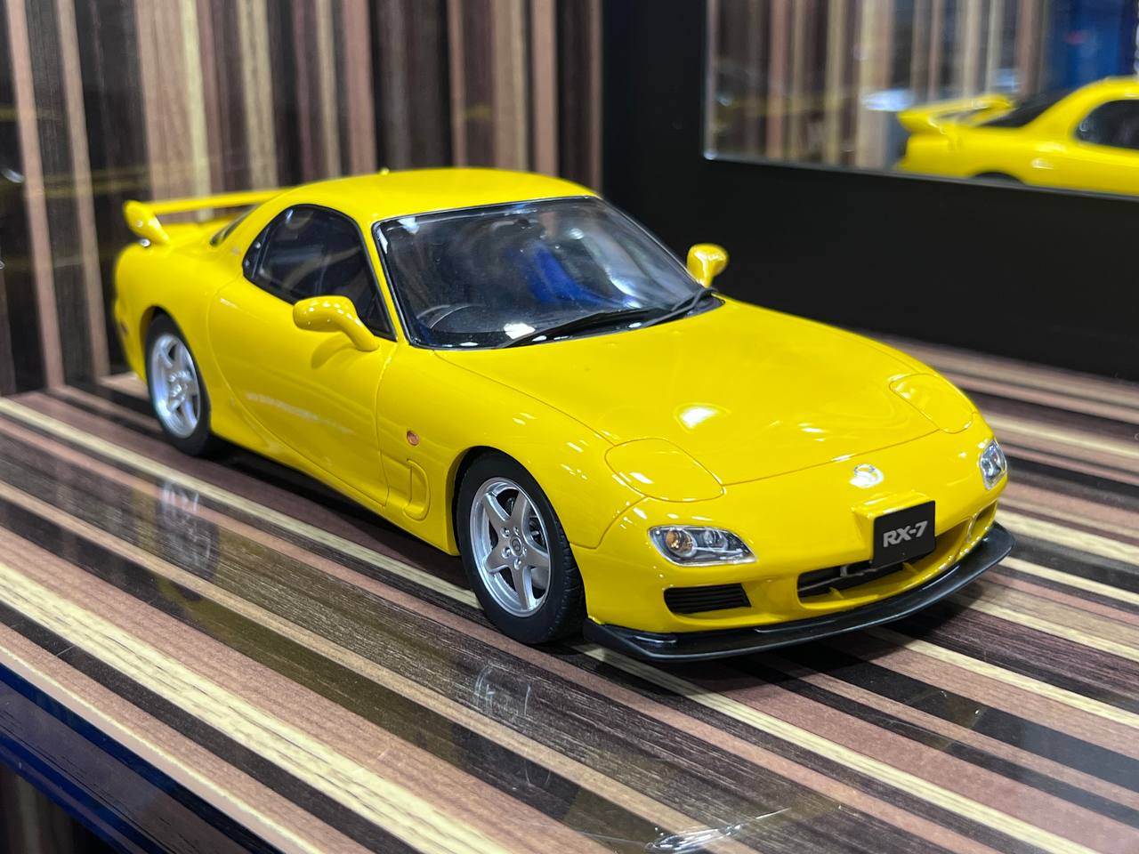 1/18 Resin Mazda RX-7 Yellow Model Car by Otto – dturman.com