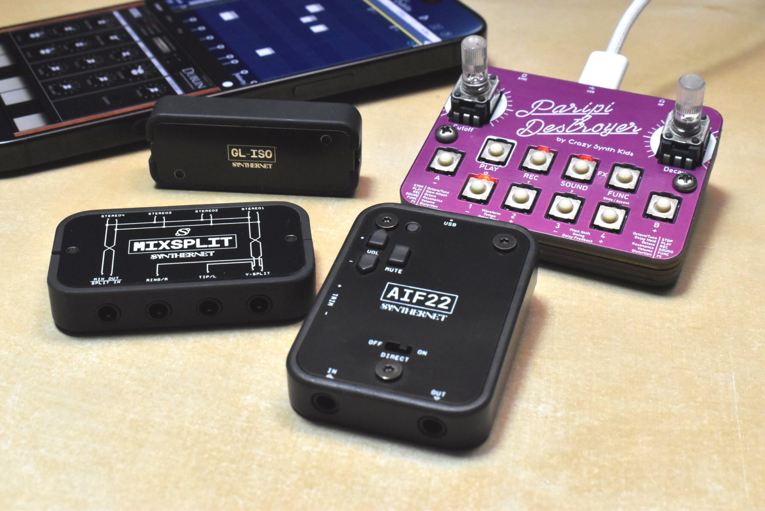 DTM・DAW AIF22 - USB-C Audio Interface SYNTHERNET DTM・DAW AIF22