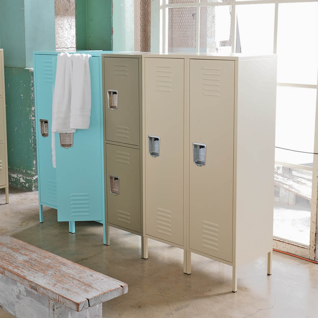 DULTON ONLINE SHOP | STEEL LOCKER 2 DOOR MOSS GRAY(2 DOOR MOSS
