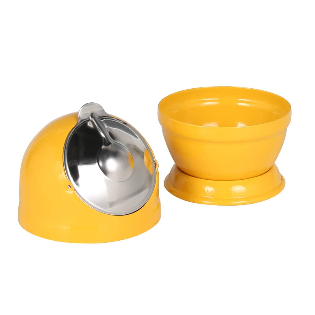 Mellow glass 黄色い屋根の家(土台付き) Mellow glass 黄色い屋根の家