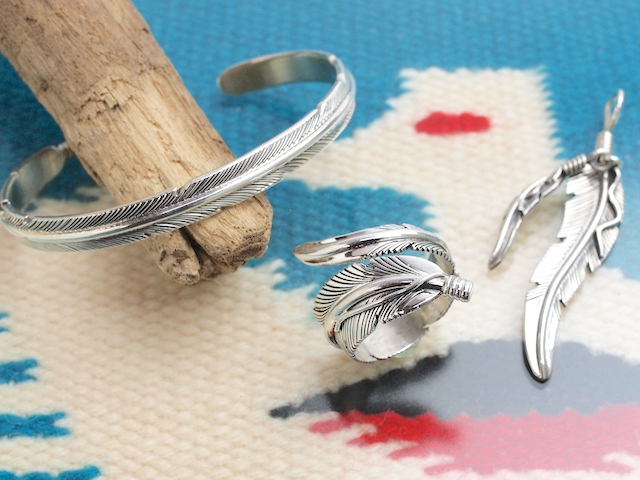 ナバホ族 TROY LANERトロイラナー スタンプワークリング21号