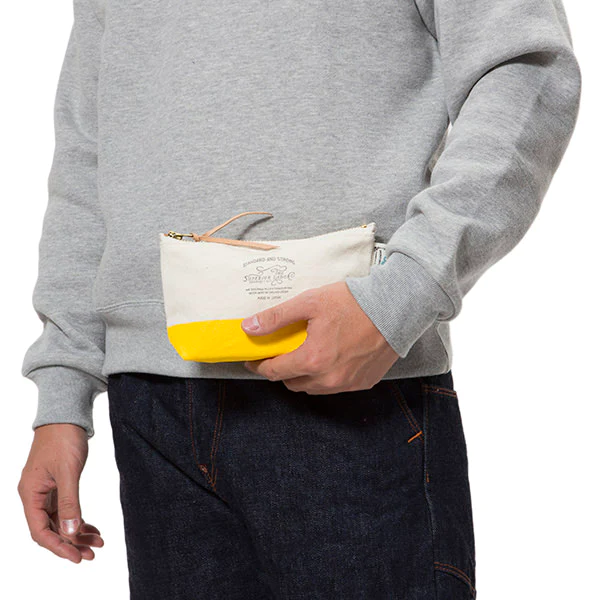 イロチ買い”がオススメ♪】色で中身を分けたい上質キャンバスポーチ