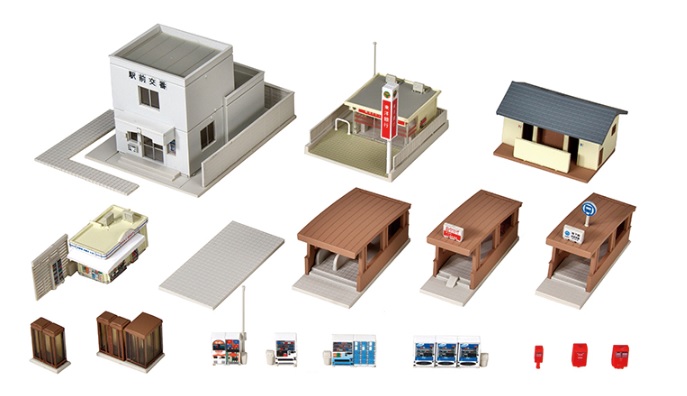 カトージオタウン 駅前道路等セット ジオタウン 駅前道路セット