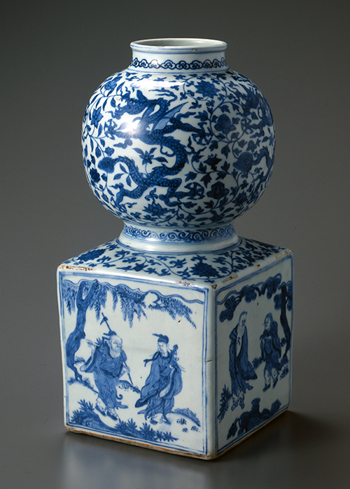 中国陶磁器 元染 中壺