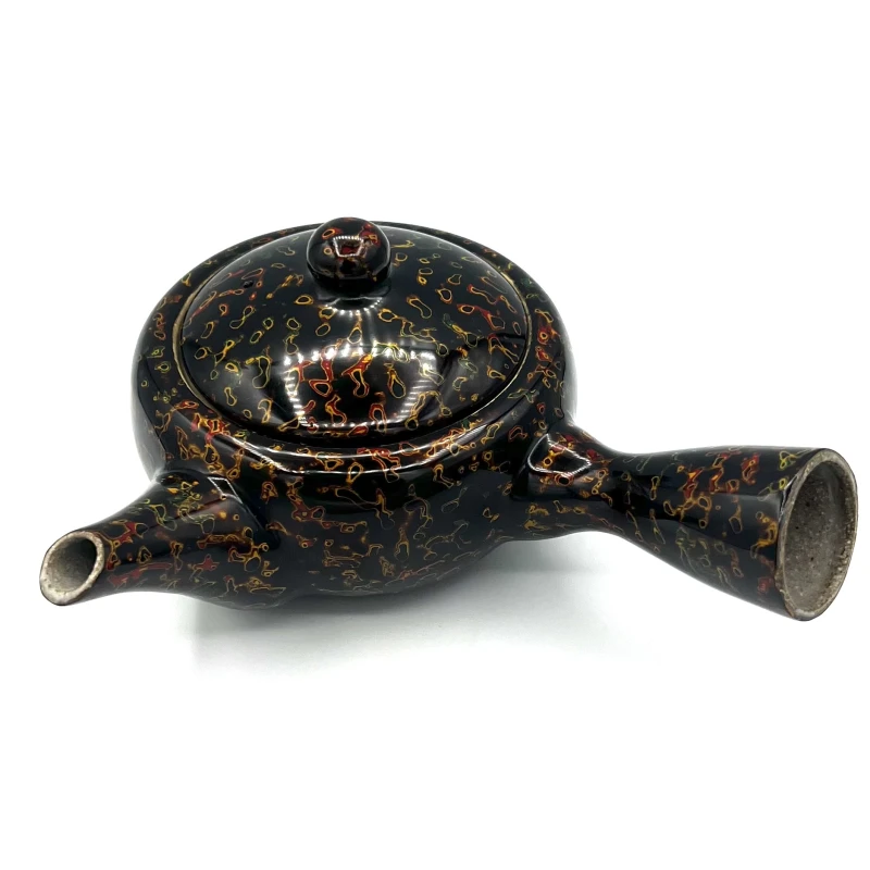 希少津軽塗り陶器製急須