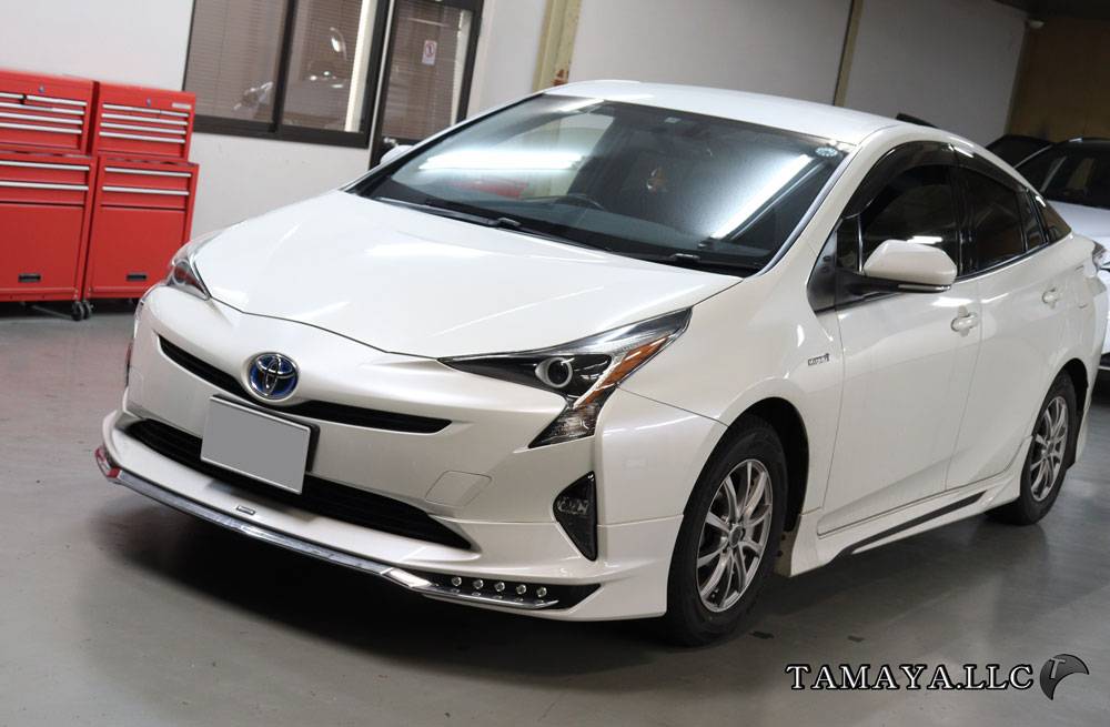 50プリウス 前期 加工フォグランプ インナーブラック 50プリウス 前期