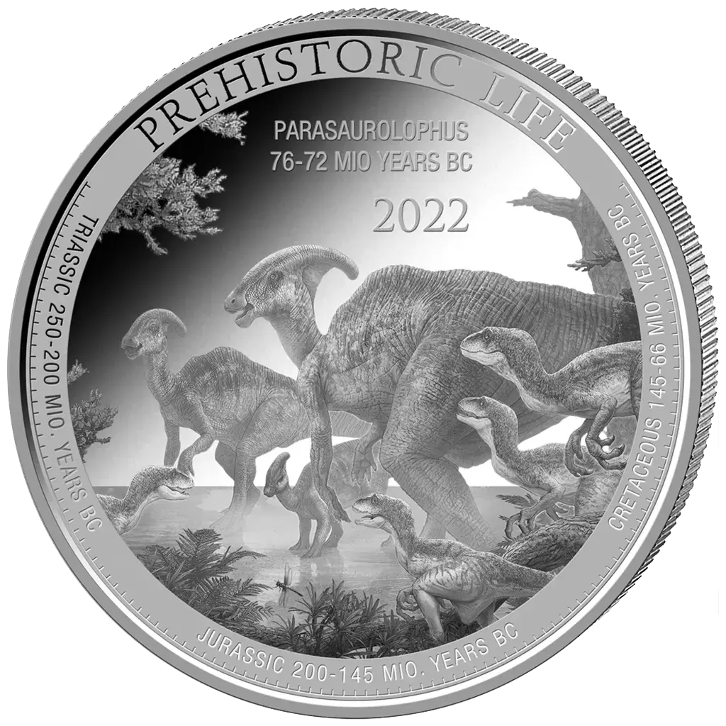 Buy 1 oz Silver Coin - Prehistoric Life - Stegosaurus - 2023