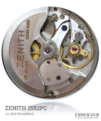 Zenith 2552PC Watch Movement - EmmyWatch