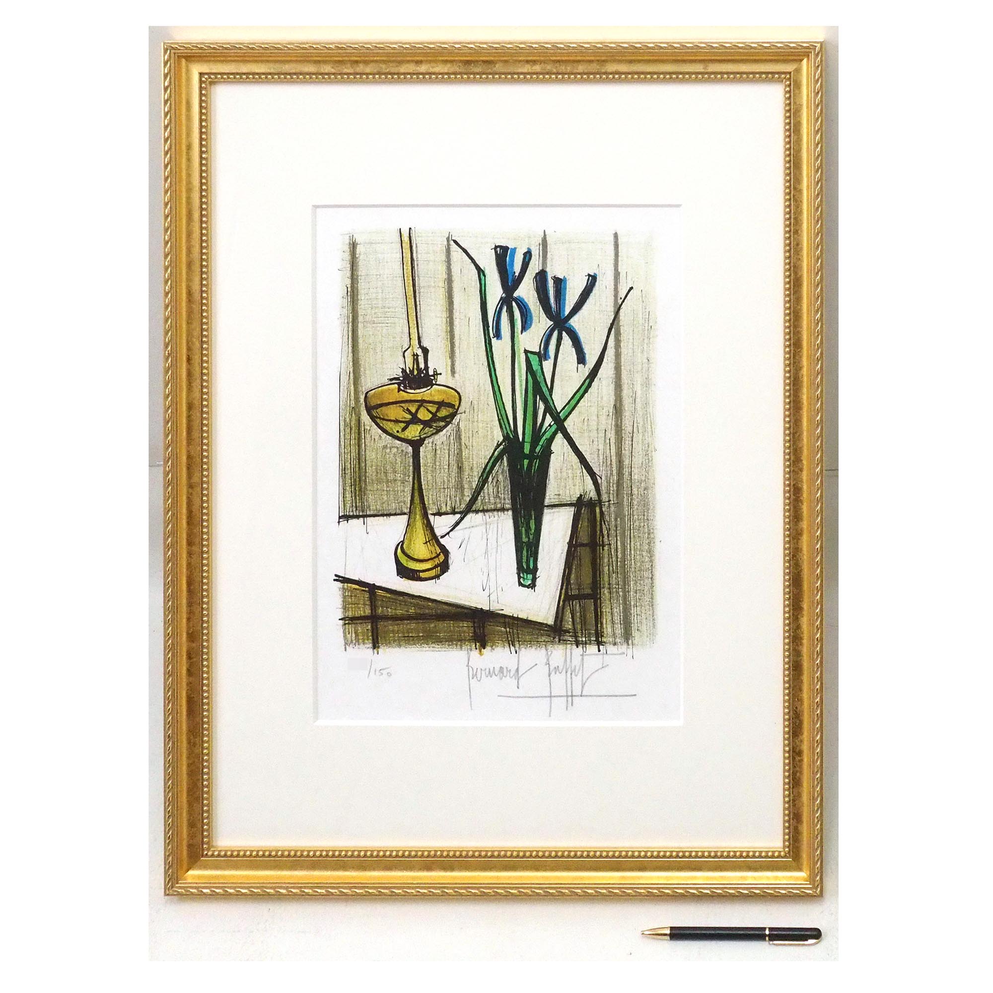 ベルナール ビュッフェ 青いアイリス 1979(石版画、リトグラフ)｜売買