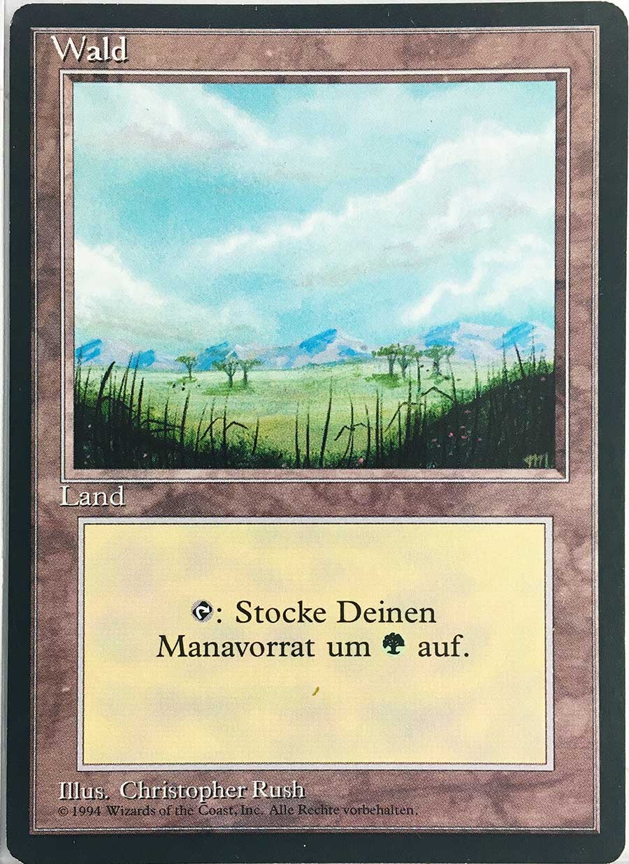 MTG 垣間見る自然 中国語 クリンプド エラーカード MTG 垣間見る自然