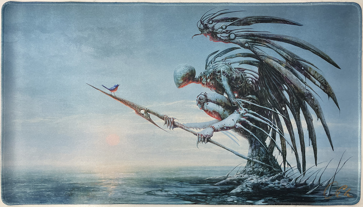 希少】倒し霊 Seb McKinnon サイン入り プレイマット mtg 希少】倒し霊