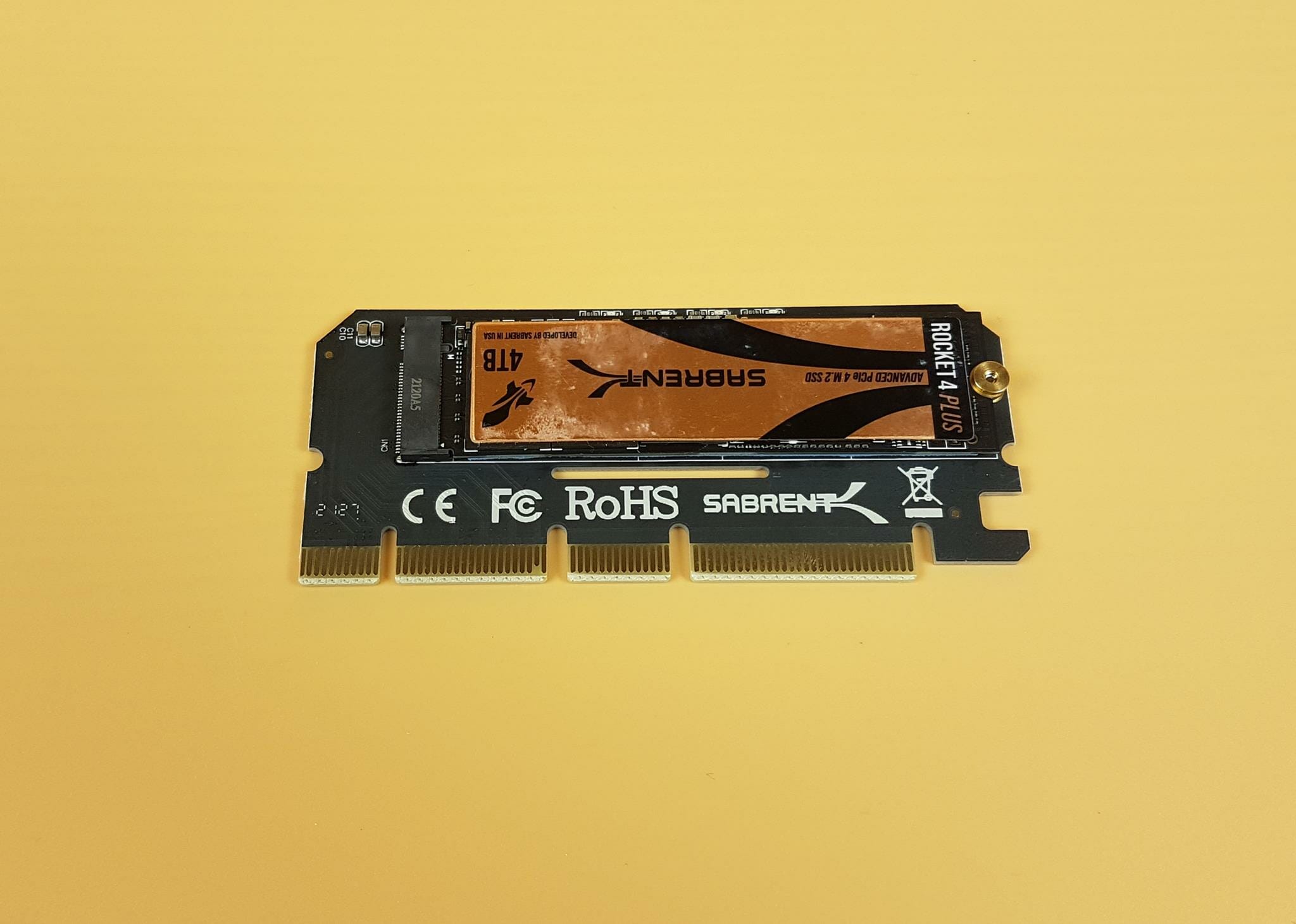 Sabrent NVMe M.2 SSD to PCIe X16/X8/X4 Card Review - EnosTech.com