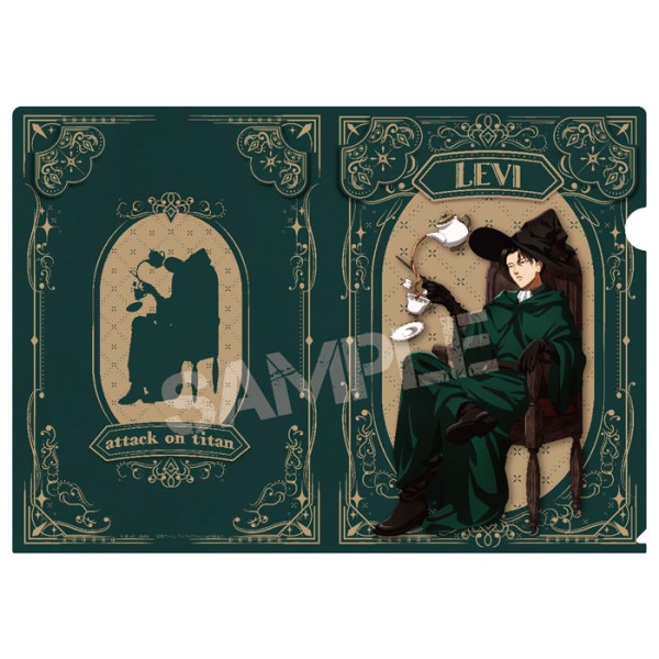 進撃の巨人 非売品など色々セット(クリアファイル6枚・缶ケース5点メモ