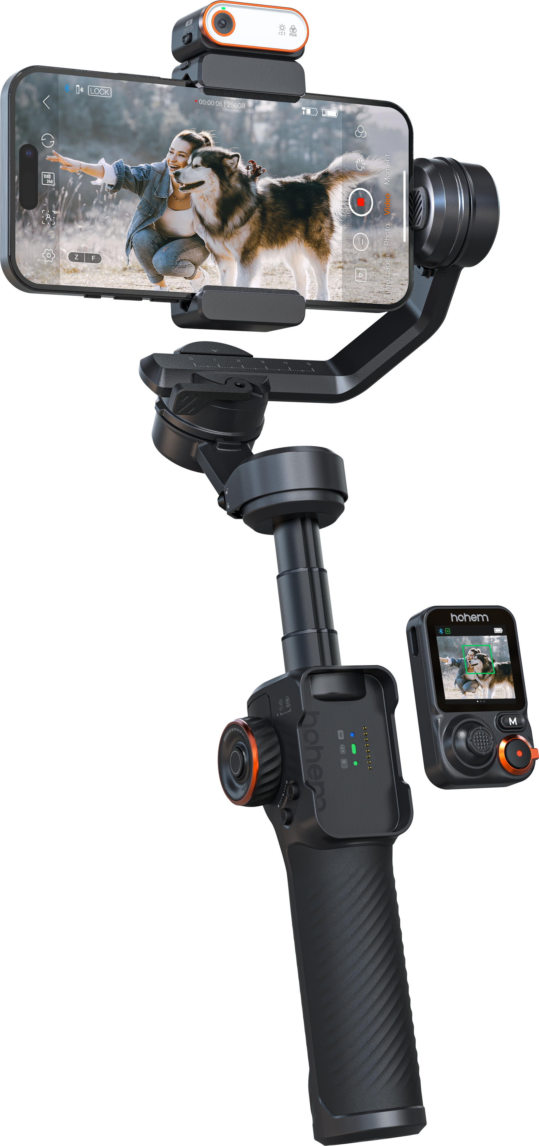 hohem iSteady M7 Gimbal Stabilizer for iPhone Phone Gimbal with AI