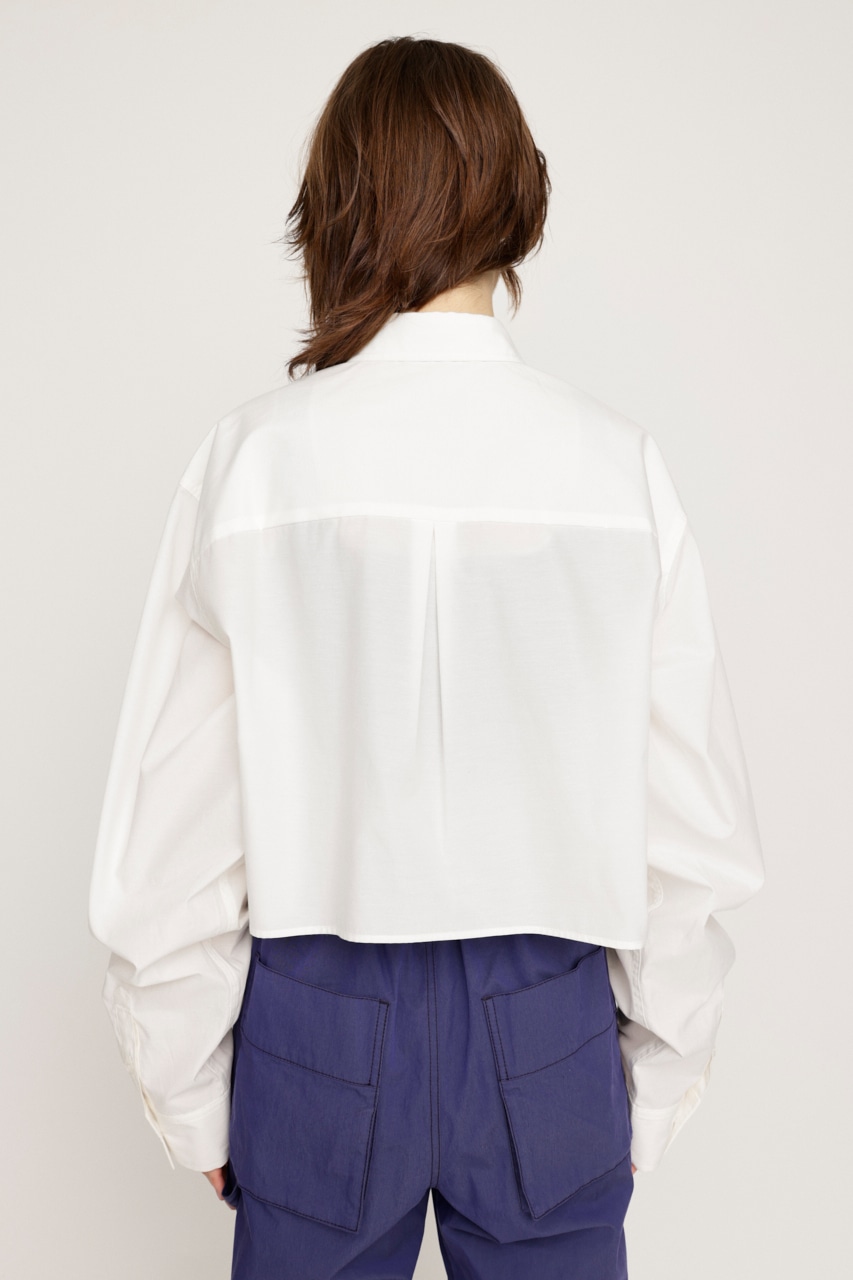 SLY | GATHER POCKET CROPPED シャツ (シャツ・ブラウス ) |SHEL'TTER