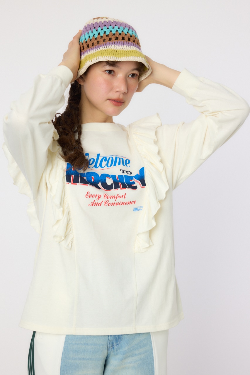 RODEO CROWNS WIDE BOWL | HERCHEYフリル ロングスリーブTシャツ (T