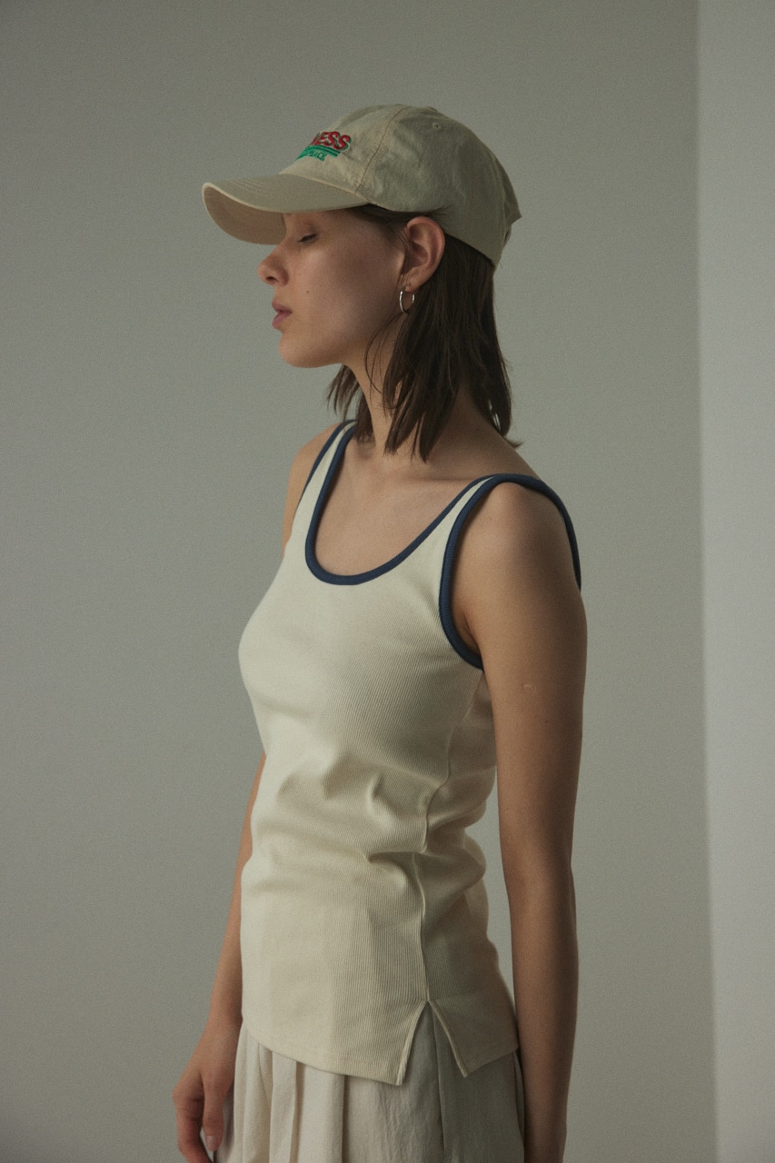 ポンポン スクイグル タンクトップ NAVY ポンポン スクイグル タンク