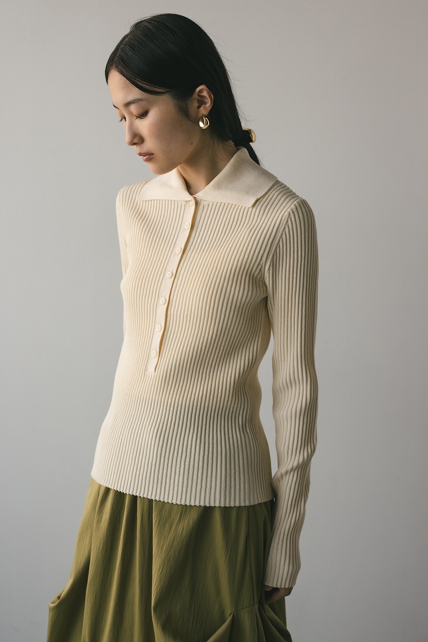 STYLEMIXER | デザインカラーニットポロ (ニット ) |SHEL'TTER WEBSTORE