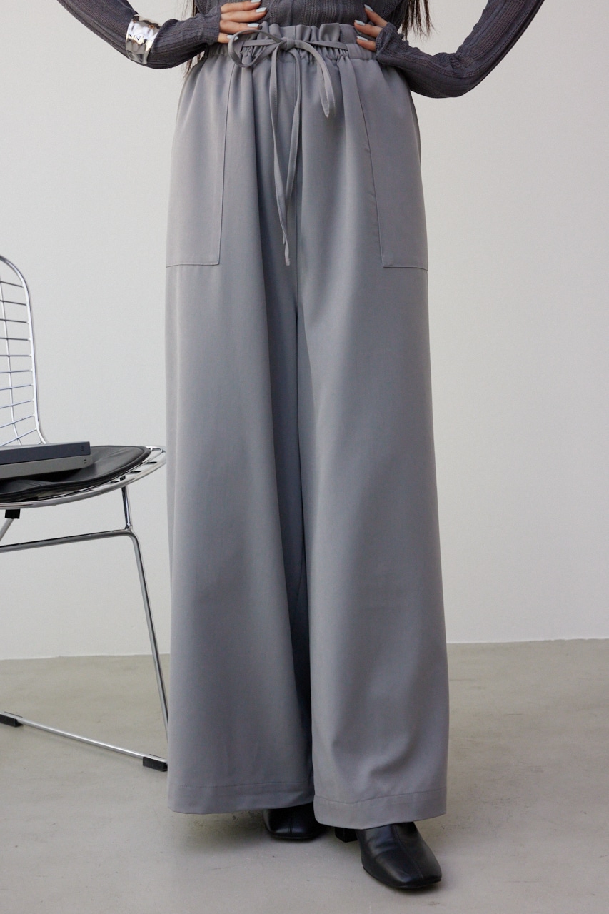 AZUL BY MOUSSY | ソフトタッチギャザーワイドパンツ (パンツ ) |SHEL
