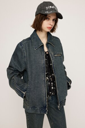 SLY | FRONT ZIP BOXY BZ-BE (デニムジャケット ) |SHEL'TTER WEBSTORE