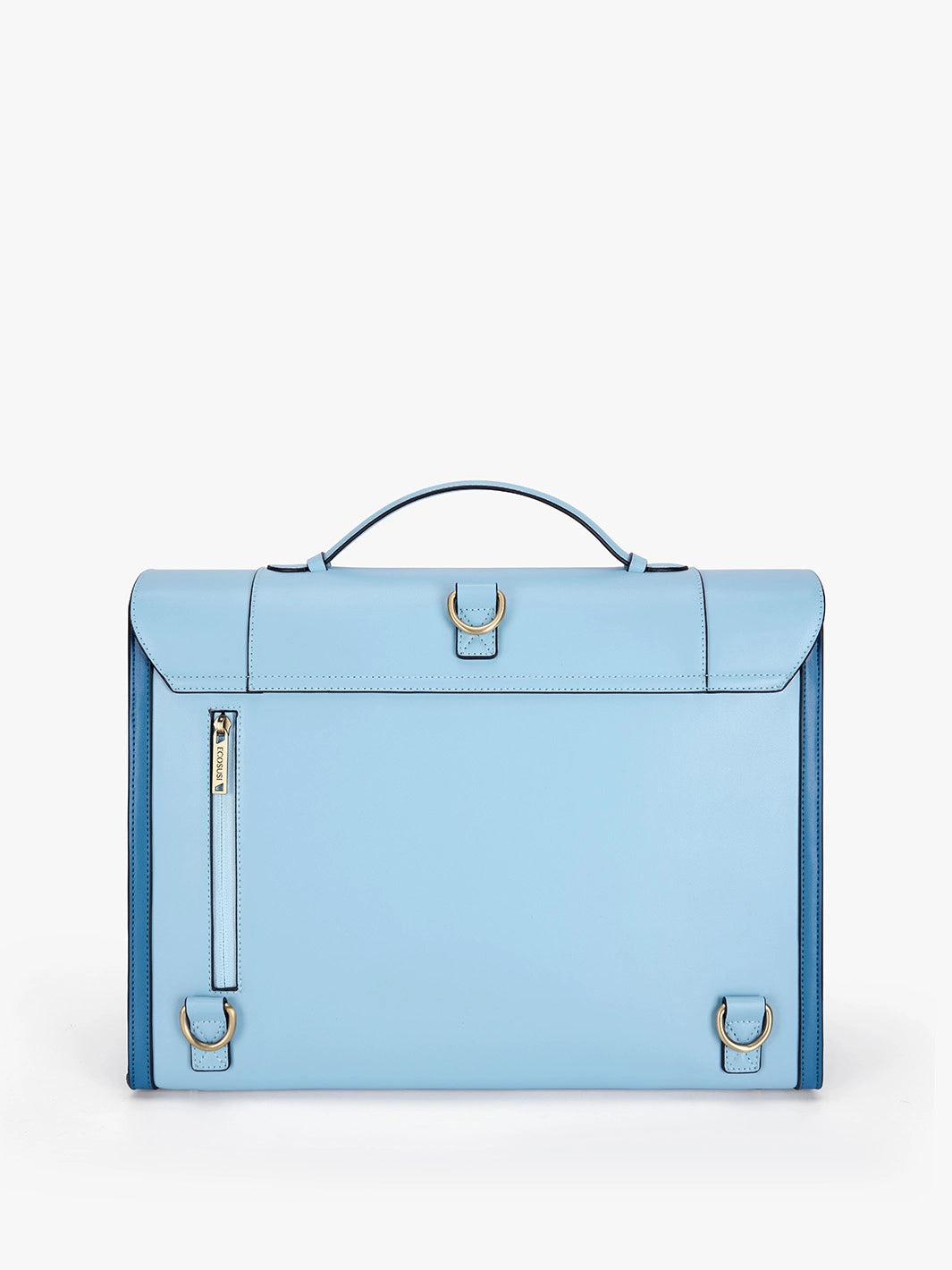 Julie Vintage Vegan Briefcase - Classic Elegance for Work and