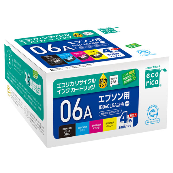 エコリカ｜IB06CL5A 互換リサイクルインクカートリッジ