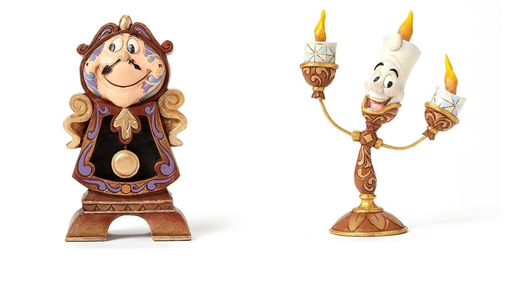 ディズニー美女と野獣コグスワース置時計 ルームランプ（ルミエール