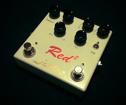 Jetter gear Red square オーバードライブ エフェクター Jetter - Red
