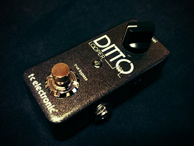 TC Electronic Ditto Looper」便利なミニサイズルーパーペダルを