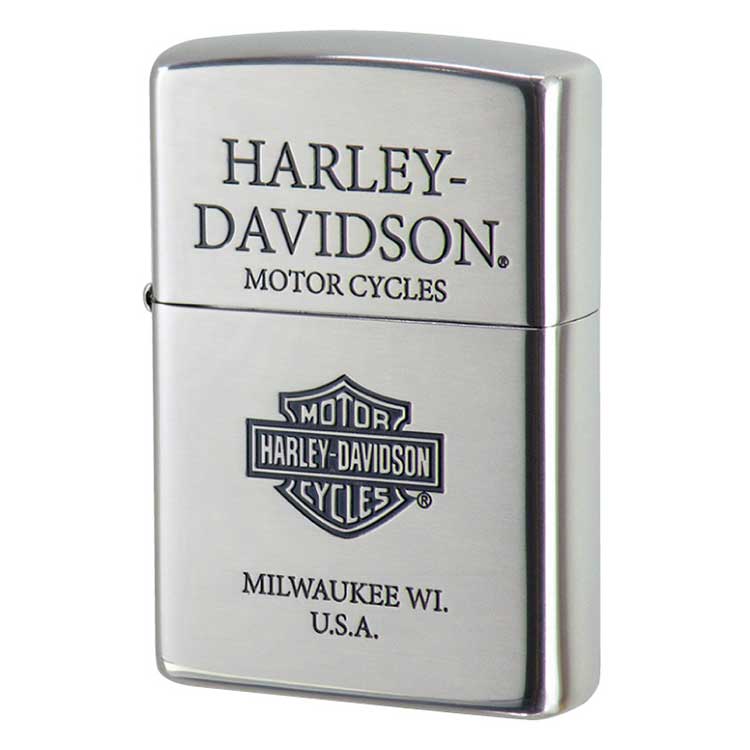 Zippo Harley Davidson Japan Limited Oxidized Silver Plating Bar