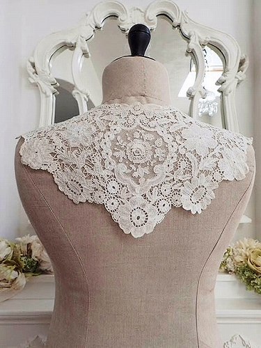 ブリュッセルミックス ポワンドローズのつけ襟 - アンティークショップ