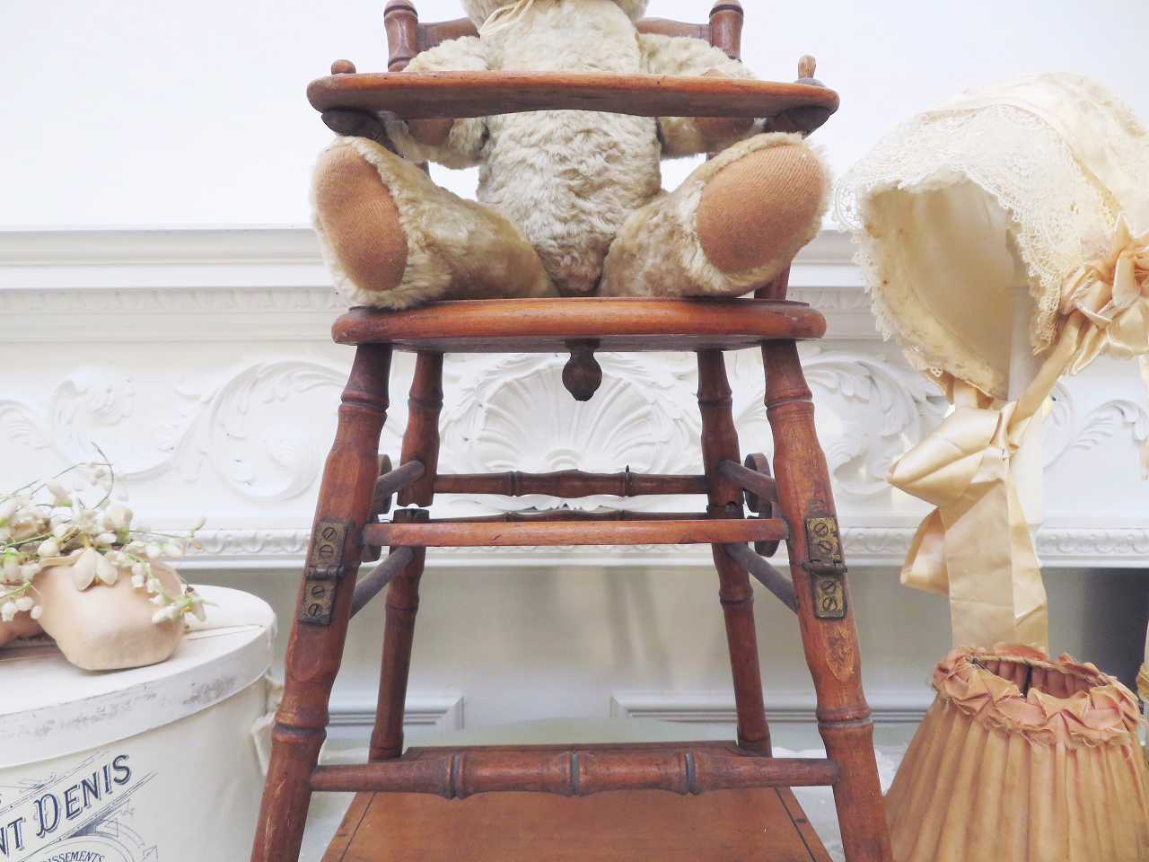 ドール用 木製フォールディングチェア - 薔薇と天使のアンティーク