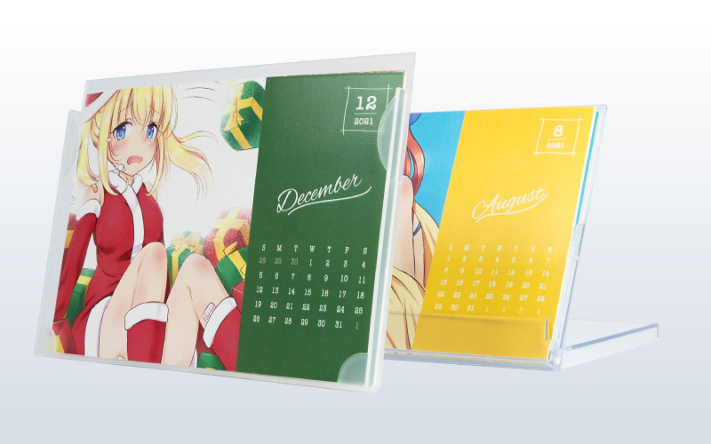卓上ケースカレンダー（ハガキサイズ） | 同人誌印刷・グッズ制作
