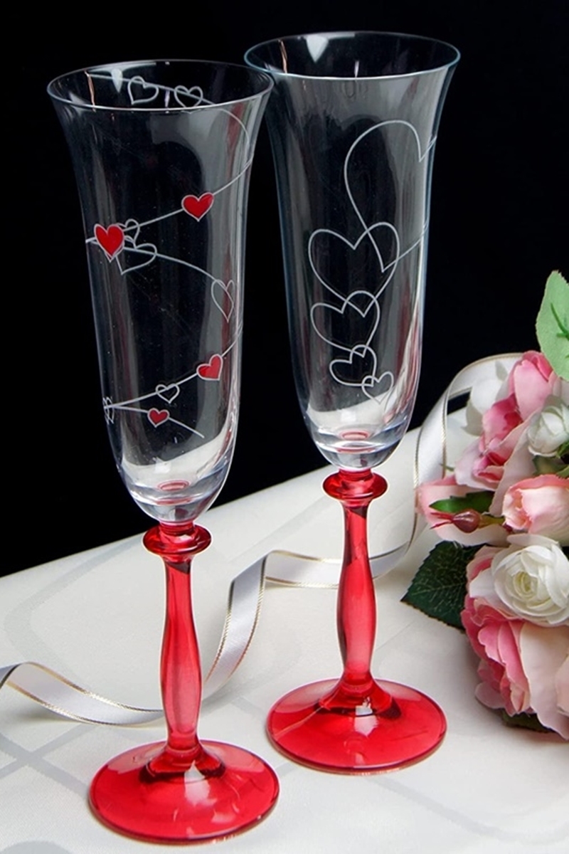 ELBE クリスタル レア クラレンドン ルビー ラウンドコンポート エルベ